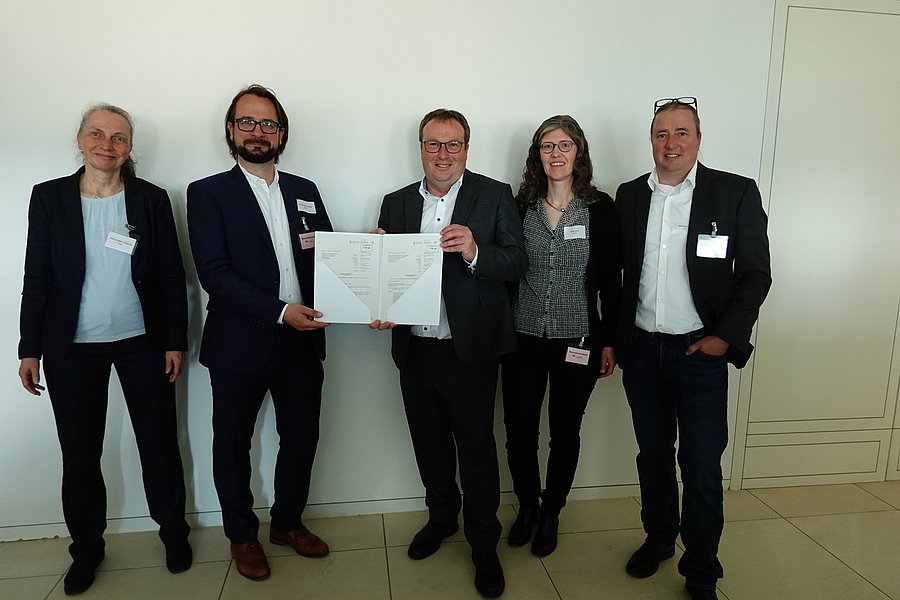 Handover of the funding decision by NRW Environment Minister Oliver Krischer